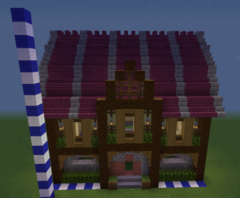 マイクラ おしゃれで簡単な家の作り方 赤い屋根の家編 Nqahcraft